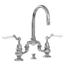 Sigma 7.5748208.26 - Sancerre Bridge Lavatory Set with 482 Offset Lever in Polished Chrome