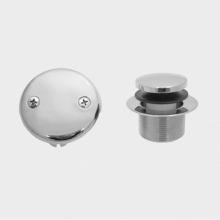 Sigma APS.11.293.26 - Faceplate for Waste and Overflow with 2 Holes and Screws Toe Activated Tub Drain (APS.11.257). 1-1