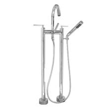 Sigma 1.0097520T.G4 - 120 Capella Contemporary Floormount Tub Filler W/ Handshower Complete- Trim Only