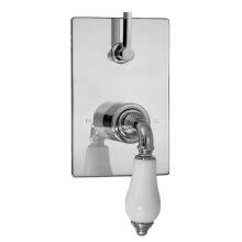 Sigma 1.0S2551T.69G - E-Mini Thermostatic - W/Built In Control - Rectangle - Trim Only - Venezia W/Forest Green Marble