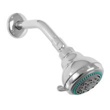 Sigma 18.10.091.26 - Multi-spray Showerhead w/8'' Arm & Std Flange CHROME .26