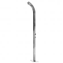 Jaclo 1900-PSS - Arc Column Allegro Outdoor Shower Column- Floor Install