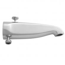 Jaclo 2010-PCH - 8 1/2'' Reach Brass Diverter Tub Spout with Handshower Outlet