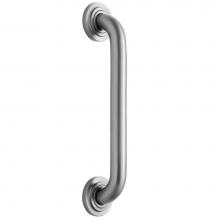 Jaclo 2612-SDB - 12'' Deluxe Grab Bar with Contemporary Round Flange