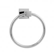 Jaclo 4280-PCH - CUBIX®  Towel Ring