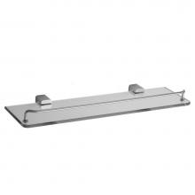 Jaclo 5401-GSW-PCH - CUBIX® II Glass Shelf with Wire Rail