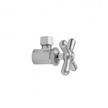 Jaclo 585X-VB - Multi Turn Angle Pattern 3/8'' IPS x 3/8'' O.D. Supply Valve with Cross Handle