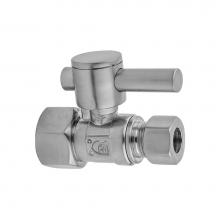 Jaclo 618-2-PCH - Quarter Turn Straight Pattern 3/8'' IPS x 3/8'' O.D. Supply Valve with Contemp