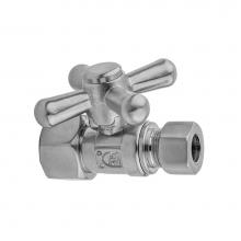 Jaclo 618-PCH - Quarter Turn Straight Pattern 3/8'' IPS x 3/8'' O.D. Supply Valve with Standar