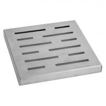 Jaclo 6207-6-BSS - 6'' x 6'' Slotted Channel Drain Grate