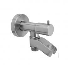 Jaclo 6466-PCH - Water Supply Elbow with Built in Shut Off & Handshower Holder