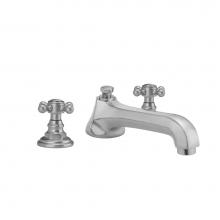 Jaclo 6970-T678-TRIM-PCH - Westfield Roman Tub Set with Low Spout and Ball Cross Handles