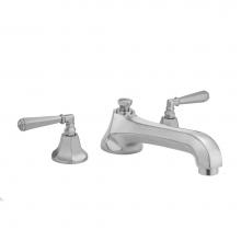 Jaclo 6970-T685-TRIM-PCH - Astor Roman Tub Set with Low Spout and Hex Lever Handles