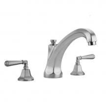 Jaclo 6972-T685-TRIM-PCH - Astor Roman Tub Set with High Spout and Hex Lever Handles