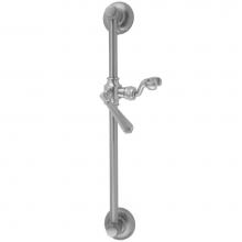 Jaclo 7124-PCH - 24'' Traditional Wall Bar with Hex Lever Handle