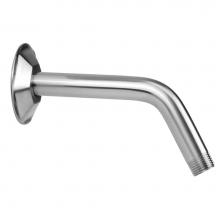 Jaclo 8043-E17-PCH - 8'' 60° Brass Showerarm with Hex Escutcheon