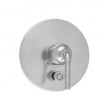 Jaclo A327-TRIM-PCH - Round Plate With Straight Lever Trim For Pressure Balance Valve With Built-in Diverter (J-DIV-PBV)