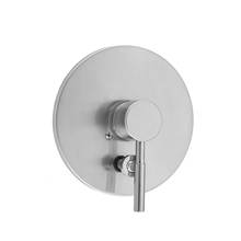 Jaclo A365-TRIM-ULB - Round Plate With Round Contempo Lever Trim For Pressure Balance Cycling Valve With Built-in Divert