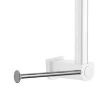 Jaclo CNTPL90-PCH - Vertical Left Contemporary Grab Bar Toilet Paper or Wash Cloth Holder