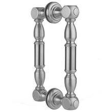 Jaclo H20-BB-16-ULB - 16'' H20 Back to Back Shower Door Pull with Finials