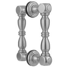 Jaclo H20-BB-PCH - 6'' H20 Back to Back Shower Door Pull with Finials