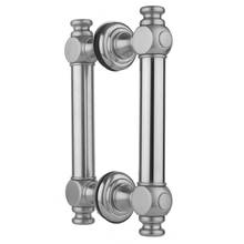 Jaclo H60-BB-PCH - 6'' H60 Smooth with End Caps Back to Back Shower Door Pull