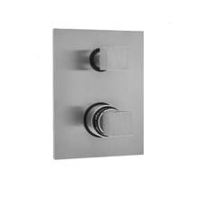 Jaclo T7503-TRIM-ULB - Rectangle Plate with CUBIX® Cube Thermostatic Valve with Cube Built-in 2-Way Or 3-Way Diverte