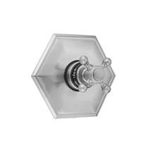 Jaclo T878-TRIM-PCH - Hex Plate with Ball Cross Trim for Thermostatic Valves (J-TH34 & J-TH12)