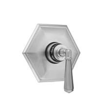 Jaclo T885-TRIM-PCH - Hex Plate with Hex Lever Trim for Thermostatic Valves (J-TH34 & J-TH12)