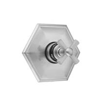 Jaclo T886-TRIM-PCH - Hex Plate with Hex Cross Trim for Thermostatic Valves (J-TH34 & J-TH12)