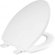 Bemis 1600E4 390 - Bemis Ashland™ Elongated Enameled Wood Toilet Seat in Cotton White with STA-TITE® Seat Fast