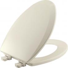 Bemis 1500EC 346 - Elongated Molded Wood Toilet Seat with EasyClean & Change Hinge - Biscuit