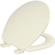 Bemis 540EC 346 - Church Round Enameled Wood Toilet Seat in Biscuit with Easy-Clean® Hinge