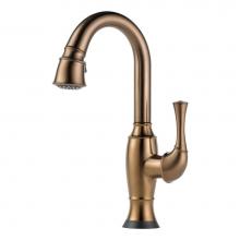 Brizo 64903LF-BZ - Brizo Talo: Single Handle Pull-Down Prep Faucet with SmartTouch(R)