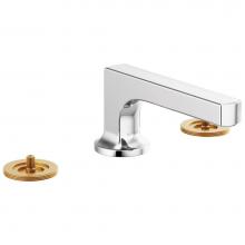 Brizo 65308LF-PCLHP-ECO - Kintsu® Widespread Lavatory Faucet with Low Spout - Less Handles 1.2 GPM