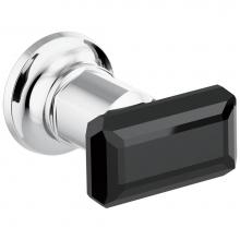 Brizo HK70476-PCBC - Invari® Two-Handle Wall Mount Tub Filler Black Crystal Knob Handle Kit