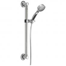 Delta Faucet 51900 - Universal Showering Components ActivTouch® 9-Setting Hand Shower with Traditional Slide Bar /