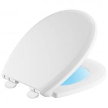 Delta Faucet 803902-N-WH - Sanborne® Round Front Slow-Close / Quick-Release Nightlight Seat