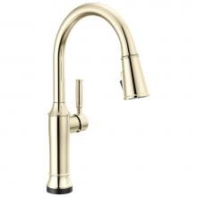 Delta Faucet 9184TL-PN-PR-DST - Renaldi™ Touch2O® Kitchen Faucet with Touchless Technology