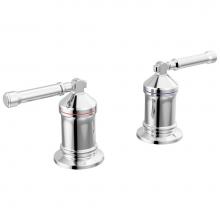 Delta Faucet H596-PR - Broderick™ 2 Handle Roman Tub handle Kit-Lever