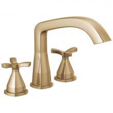 Delta Faucet T27766-CZ-PR - Stryke® Three Hole Roman Tub Trim