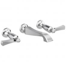 Delta Faucet T3556LF-WL - Dorval™ Two Handle Wall Mount Bathroom Faucet Trim Only