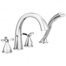 Delta Faucet T47776 - Stryke® Four Hole Roman Tub Trim