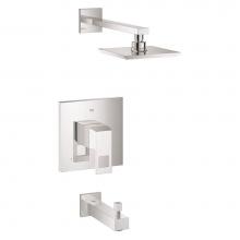 Grohe 35027000 - Eurocube 1-Spray Showerhead And Tub Spout Combination