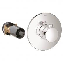 Grohe 19879000 - Custom Shower Thermostatic Valve Trim