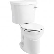 KOHLER 25097-RA-0 - Kingston™ Two-piece round-front 1.28 gpf toilet with right-hand trip lever