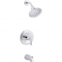 KOHLER TS395-4G-CP - Devonshire® Rite-Temp® bath and shower trim with NPT spout and 1.75 gpm showerhead