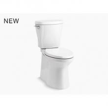 KOHLER 20197-0 - Betello Comfort Height Two-piece Elongated 1.28 Gpf Toilet With Skirted Trapway, Revolution 360 Sw