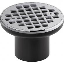 KOHLER 22666-CP - Clearflo round brass tile-in shower drain (drain body not included)