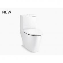 KOHLER 23188-0 - Reach™ Curv One-piece compact elongated dual-flush toilet with skirted trapway